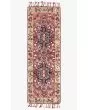 Zharah ZR-05 Raspberry/Taupe Rug