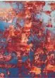 Prismatic PRS13 Blue Flame Area Rug