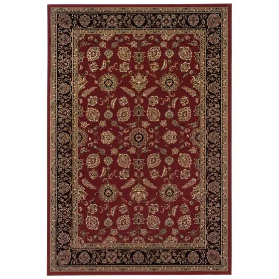 Ariana 271c Red/Black Area Rug
