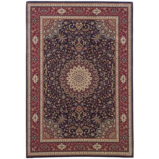 Ariana 95b Blue/Red Area Rug