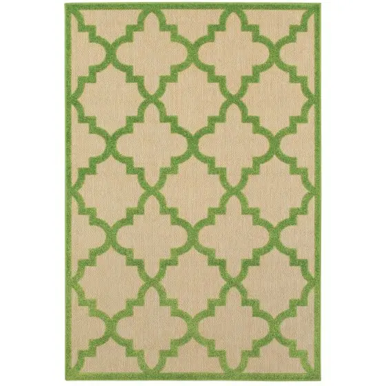 Cayman 660f Sand/Green Area Rug