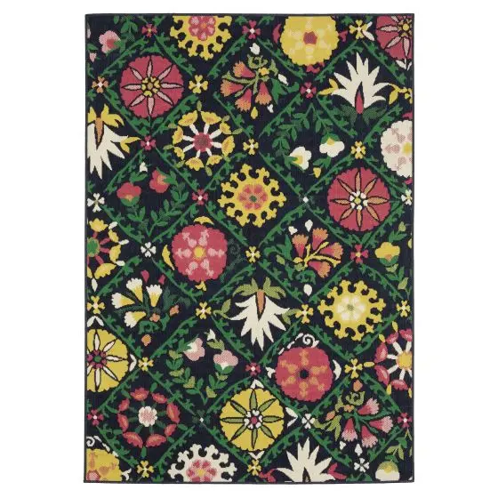 Havana HAV09 Navy/Multi Area Rug