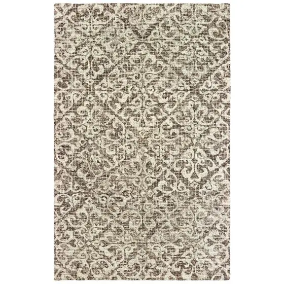 Tallavera 55607 Brown/Ivory Area Rug