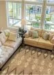 Anastasia 68001 Sand/Ivory Area Rug
