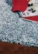 Bliss 1589 Indigo/Ivory Heather Shag Area Rug