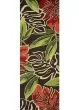 Covington Areca Palms Brown/Forest Green Rug