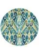 Covington Delfina Azure/Lemon Area Rug