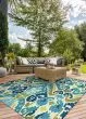 Covington Delfina Azure/Lemon Area Rug