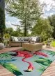 Covington Flamingos Multi Area Rug