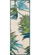 Covington Jungle Leaves Ivory/Forest Green Rug