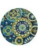 Covington Rip Tide Ocean/Green Area Rug