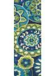 Covington Rip Tide Ocean/Green Area Rug