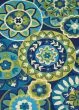 Covington Rip Tide Ocean/Green Area Rug
