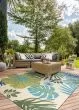 Covington Summer Laelia Ivory/Fern Area Rug