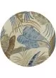 Havana 2624 Ivory/Blue Rainforest Area Rug