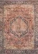 Layla LAY-08 Red/Navy Area Rug
