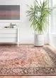 Layla LAY-08 Red/Navy Area Rug