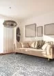 Marina Lillian Oyster/Slate Blue Area Rug