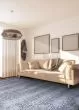 Marina Unison Slate Blue/Pearl Area Rug