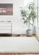 Mila Shag MIL-01 White Area Rug