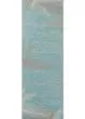 Monaco Tropical Palms Aqua Area Rug