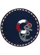 Outdoor Escape Anchors Away Navy Area Rug
