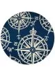 Outdoor Escape Mariner Navy/Ivory Area Rug