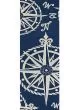 Outdoor Escape Mariner Navy/Ivory Area Rug
