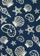 Outdoor Escape Cardita Shells Navy/Ivory Rug