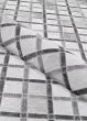 Prairie Retro Lattice Grey Ivory Area Rug
