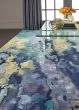 Prismatic PRS09 Silver/Blue Area Rug