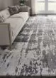 Prismatic PRS12 Silver Grey Area Rug