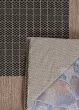 Recife Checkered Field Black/Cocoa Area Rug