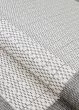 Recife Checkered Field Grey/White Area Rug