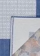 Recife Checkered Field Ivory/Indigo Area Rug