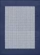 Recife Checkered Field Ivory/Indigo Area Rug