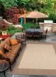 Recife Checkered Field Natural/Cocoa Area Rug