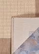 Recife Checkered Field Natural/Cocoa Area Rug