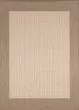 Recife Checkered Field Natural/Cocoa Area Rug