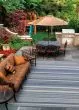 Recife Gazebo Stripe Champ/Blue Area Rug