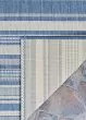 Recife Gazebo Stripe Champ/Blue Area Rug