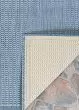 Recife Saddlestitch Champagne/Blue Area Rug