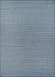 Recife Saddlestitch Champagne/Blue Area Rug