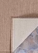 Recife Saddlestitch Cocoa/Natural Area Rug