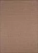 Recife Saddlestitch Cocoa/Natural Area Rug
