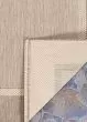 Recife Stria Texture Natural/Coffee Area Rug