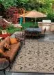 Recife Veranda Cocoa/Black Area Rug