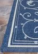 Recife Veranda Ivory/Indigo Area Rug