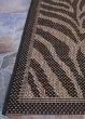 Recife Zebra Black/Cocoa Area Rug