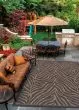 Recife Zebra Black/Cocoa Area Rug